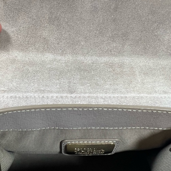 Furla Gray Crossbody Bag with Chain Strap and Metallic Clasp - Picture 4 of 5